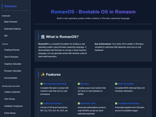docs/pages/romanos screenshot
