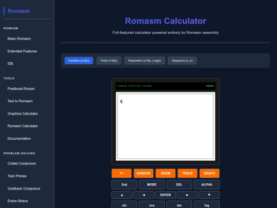 romasm-calculator screenshot