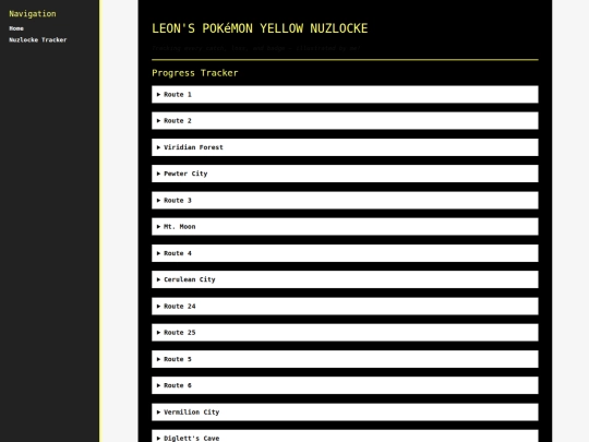 tracker screenshot