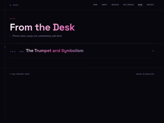blog screenshot