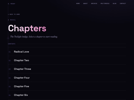 chapters screenshot