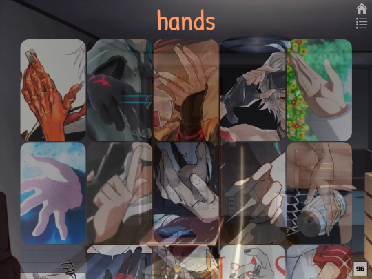hand screenshot