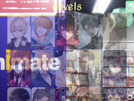 novel screenshot