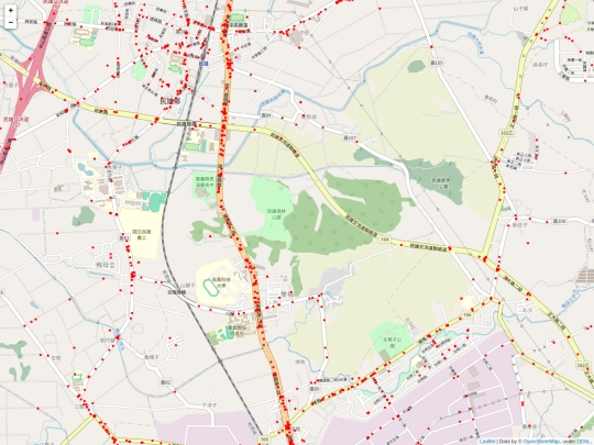 traffic/tw_accident_嘉義縣民雄鄉_map screenshot