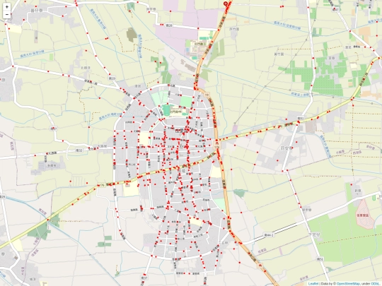 traffic/tw_accident_臺南市佳里區_map screenshot