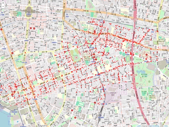 traffic/tw_accident_高雄市苓雅區_map screenshot