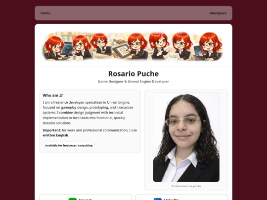 Blackpara/profesional screenshot