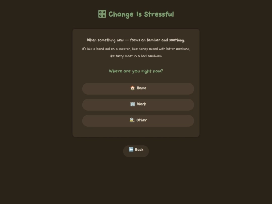 change-stressful screenshot