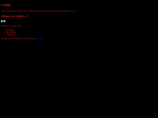 index screenshot