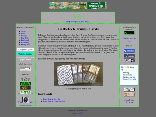 battletech/battletechTrumps screenshot