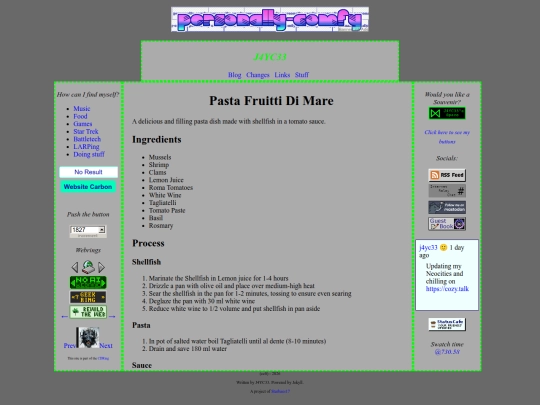 recipes/pastaFruittiDiMare screenshot