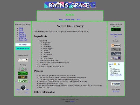 recipes/whiteFishCurry screenshot