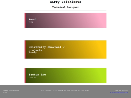 Portfolio screenshot
