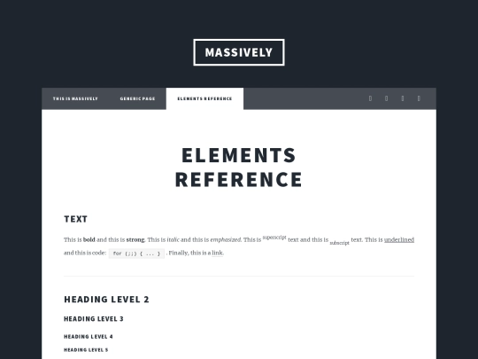 elements screenshot