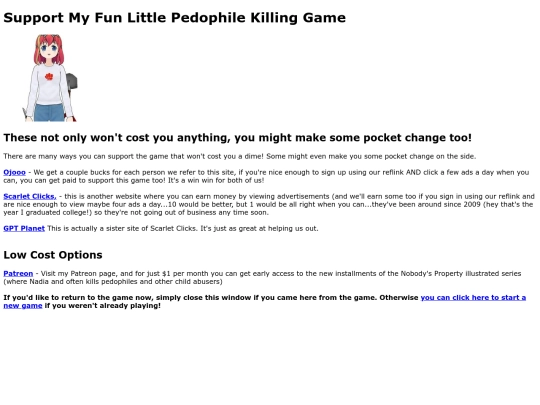 killpedophiles/support screenshot