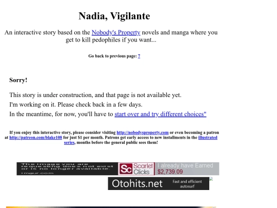 nadia_vigilante/notavailableyet screenshot