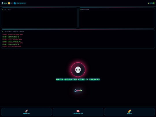 hussain-neon-monster-core screenshot