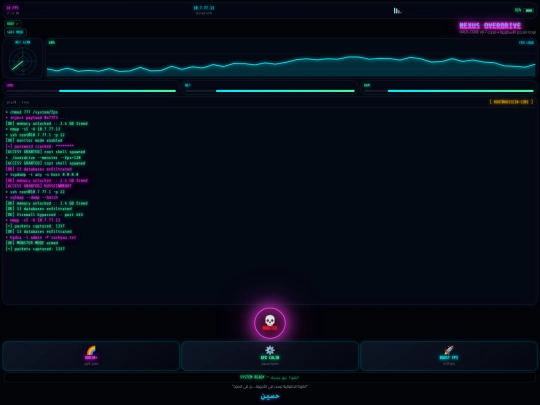 hussein-cyberpunk-mobile screenshot