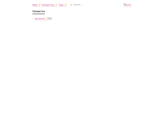 categories screenshot