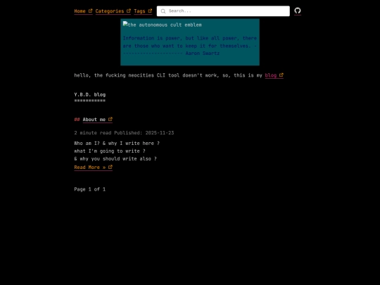 index screenshot