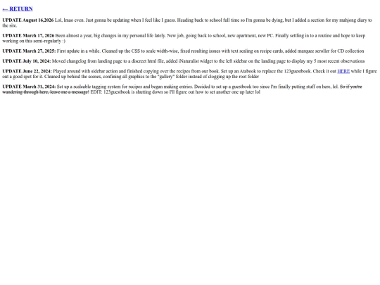 changelog screenshot