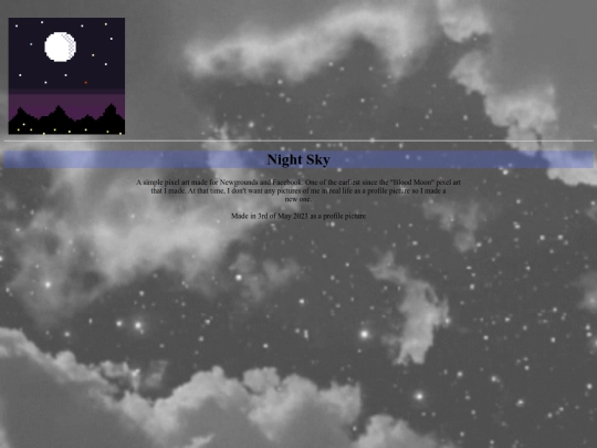 Night Sky screenshot