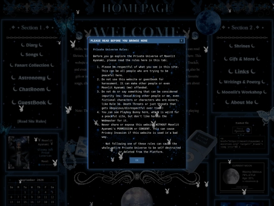 HomePage screenshot
