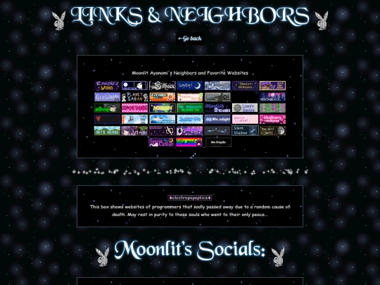 Links screenshot