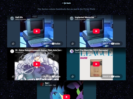 WebsiteSongs screenshot