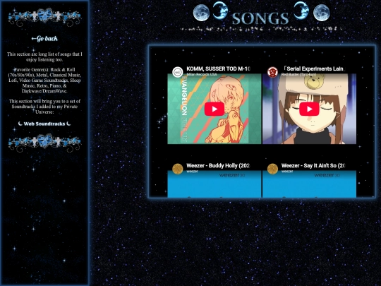 songs screenshot