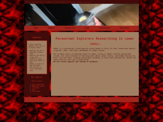 index screenshot