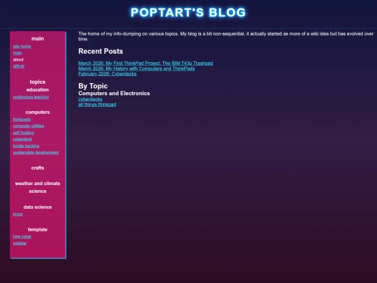 pages/blog/main screenshot