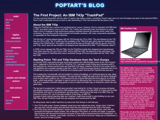 pages/blog/t43ptrashpad screenshot