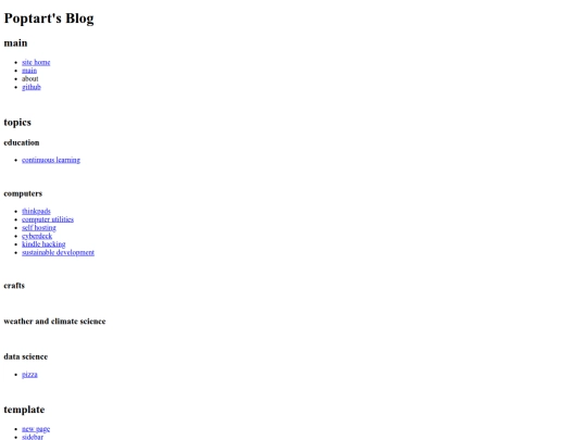 pages/blog/template screenshot