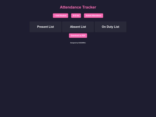 attendance_add screenshot