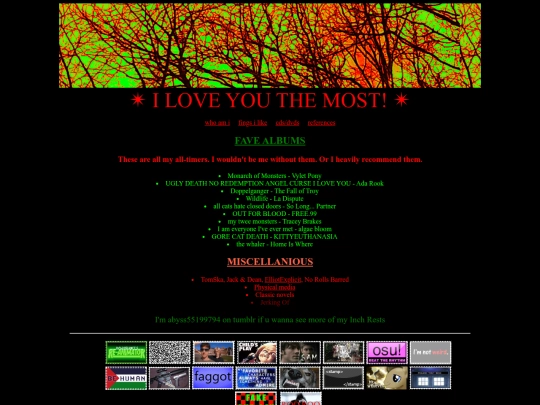 interests screenshot