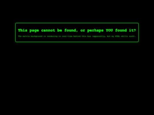 not_found screenshot