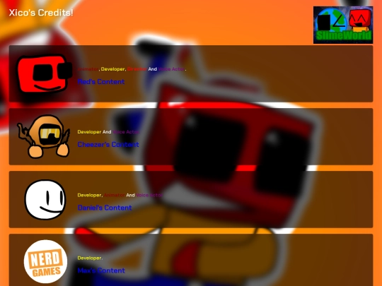 Credits screenshot