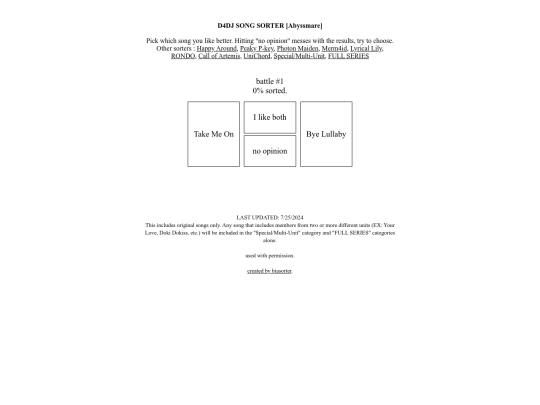 sorters/ABsorter screenshot