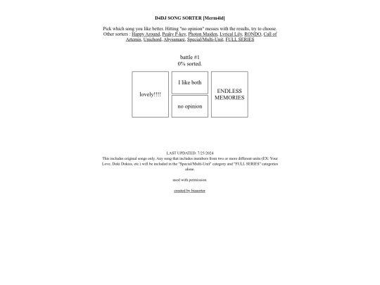 sorters/M4sorter screenshot