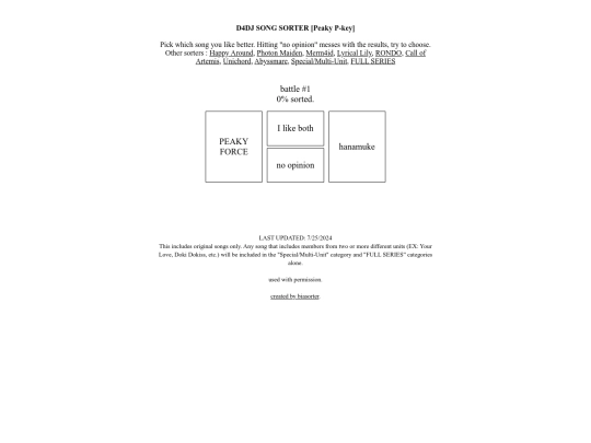 sorters/PKsorter screenshot