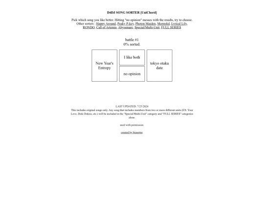 sorters/UCsorter screenshot