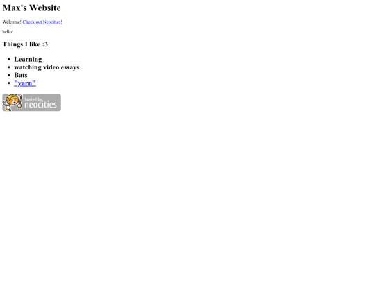 index screenshot