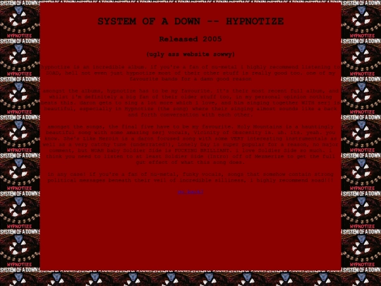 flakefallsite/rant_soad screenshot