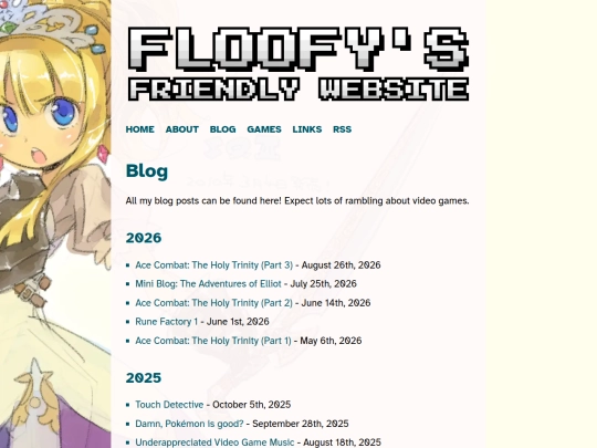 blog screenshot