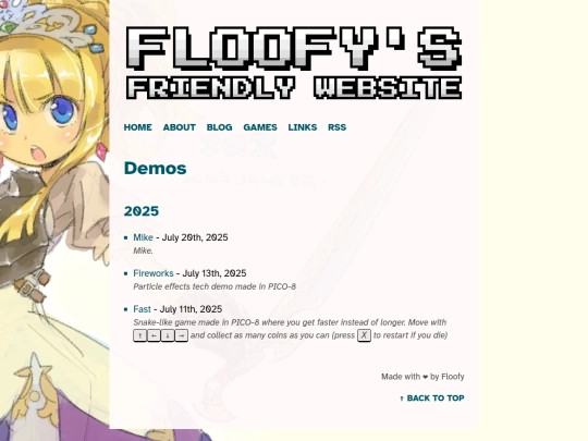demos screenshot