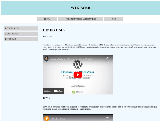 einescms screenshot