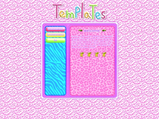 templates screenshot