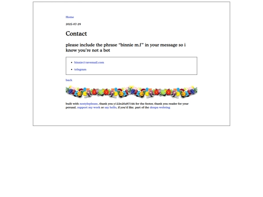 contact screenshot