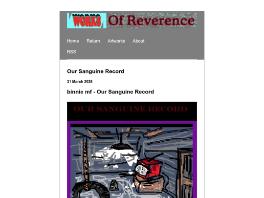 the_works/posts/2025-03-31 Our Sanguine Record screenshot